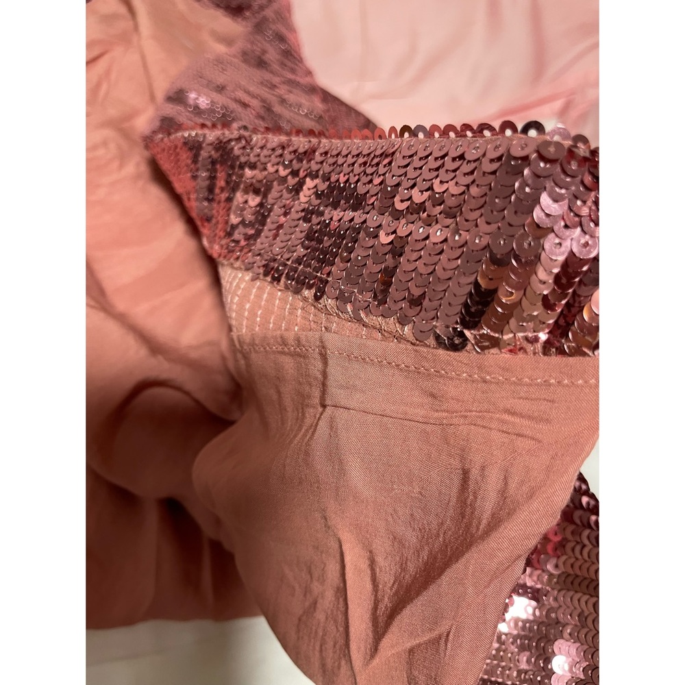 Anthropologie Pink Maeve Kara Sequined Mini Dress NWT Sz M - Picture 9 of 14